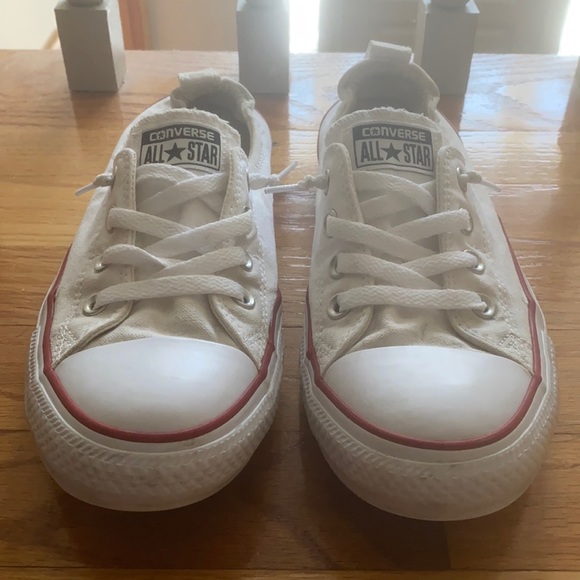 White Converse All Star Elastic Back Sneakers - Picture 5 of 5